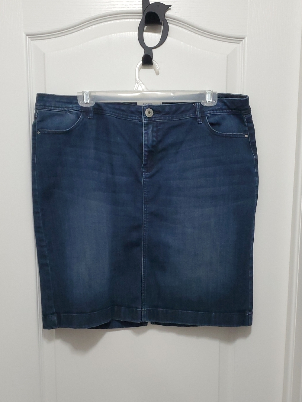 Ricki's Dark Blue Denim Pencil Skirt